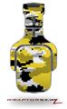 WraptorCamo Digital Camo Yellow Decal Style Skin (fits Tritton AX Pro Gaming Headphones - HEADPHONES NOT INCLUDED) 