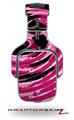 Alecias Swirl 02 Hot Pink Decal Style Skin (fits Tritton AX Pro Gaming Headphones - HEADPHONES NOT INCLUDED) 