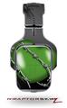 Barbwire Heart Green Decal Style Skin (fits Tritton AX Pro Gaming Headphones - HEADPHONES NOT INCLUDED) 