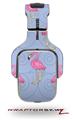 Flamingos on Blue Decal Style Skin (fits Tritton AX Pro Gaming Headphones - HEADPHONES NOT INCLUDED) 