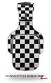 Checkered Canvas Black and White Decal Style Skin (fits Tritton AX Pro Gaming Headphones - HEADPHONES NOT INCLUDED) 