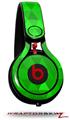 Skin Decal Wrap works with Beats Mixr Headphones Triangle Mosaic Green Skin Only (HEADPHONES NOT INCLUDED)