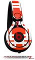 Skin Decal Wrap works with Beats Mixr Headphones Boxed Red Skin Only (HEADPHONES NOT INCLUDED)