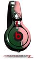 Skin Decal Wrap works with Beats Mixr Headphones Ripped Colors Green Pink Skin Only (HEADPHONES NOT INCLUDED)