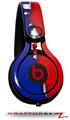 Skin Decal Wrap works with Beats Mixr Headphones Ripped Colors Blue Red Skin Only (HEADPHONES NOT INCLUDED)