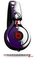 Skin Decal Wrap works with Beats Mixr Headphones Ripped Colors Purple White Skin Only (HEADPHONES NOT INCLUDED)