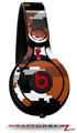 Skin Decal Wrap works with Beats Mixr Headphones WraptorCamo Digital Camo Burnt Orange Skin Only (HEADPHONES NOT INCLUDED)