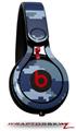 Skin Decal Wrap works with Beats Mixr Headphones WraptorCamo Digital Camo Navy Skin Only (HEADPHONES NOT INCLUDED)