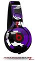 Skin Decal Wrap works with Beats Mixr Headphones WraptorCamo Digital Camo Purple Skin Only (HEADPHONES NOT INCLUDED)