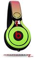 Skin Decal Wrap works with Beats Mixr Headphones Smooth Fades Neon Green Hot Pink Skin Only (HEADPHONES NOT INCLUDED)