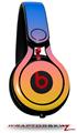 Skin Decal Wrap works with Beats Mixr Headphones Smooth Fades Sunset Skin Only (HEADPHONES NOT INCLUDED)