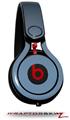 Skin Decal Wrap works with Beats Mixr Headphones Smooth Fades Blue Dust Black Skin Only (HEADPHONES NOT INCLUDED)