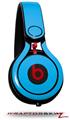 Skin Decal Wrap works with Beats Mixr Headphones Solids Collection Blue Neon Skin Only (HEADPHONES NOT INCLUDED)