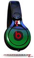 Skin Decal Wrap works with Beats Mixr Headphones Alecias Swirl 01 Blue Skin Only (HEADPHONES NOT INCLUDED)