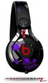 Skin Decal Wrap works with Beats Mixr Headphones Abstract 02 Purple Skin Only (HEADPHONES NOT INCLUDED)