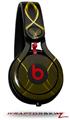 Skin Decal Wrap works with Beats Mixr Headphones Abstract 01 Yellow Skin Only (HEADPHONES NOT INCLUDED)