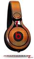 Skin Decal Wrap works with Beats Mixr Headphones Plaid Pumpkin Orange Skin Only (HEADPHONES NOT INCLUDED)