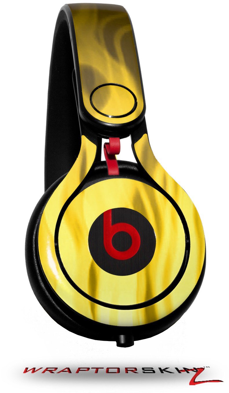 Beats Mixr Skins for Beats by Dr. Dre Metal Flames Chrome