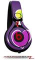 Skin Decal Wrap works with Beats Mixr Headphones Crazy Hearts Skin Only (HEADPHONES NOT INCLUDED)