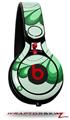 Skin Decal Wrap works with Beats Mixr Headphones Petals Green Skin Only (HEADPHONES NOT INCLUDED)