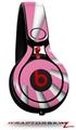 Skin Decal Wrap works with Beats Mixr Headphones Rising Sun Japanese Flag Pink Skin Only (HEADPHONES NOT INCLUDED)