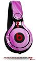 Skin Decal Wrap works with Beats Mixr Headphones Mystic Vortex Hot Pink Skin Only (HEADPHONES NOT INCLUDED)
