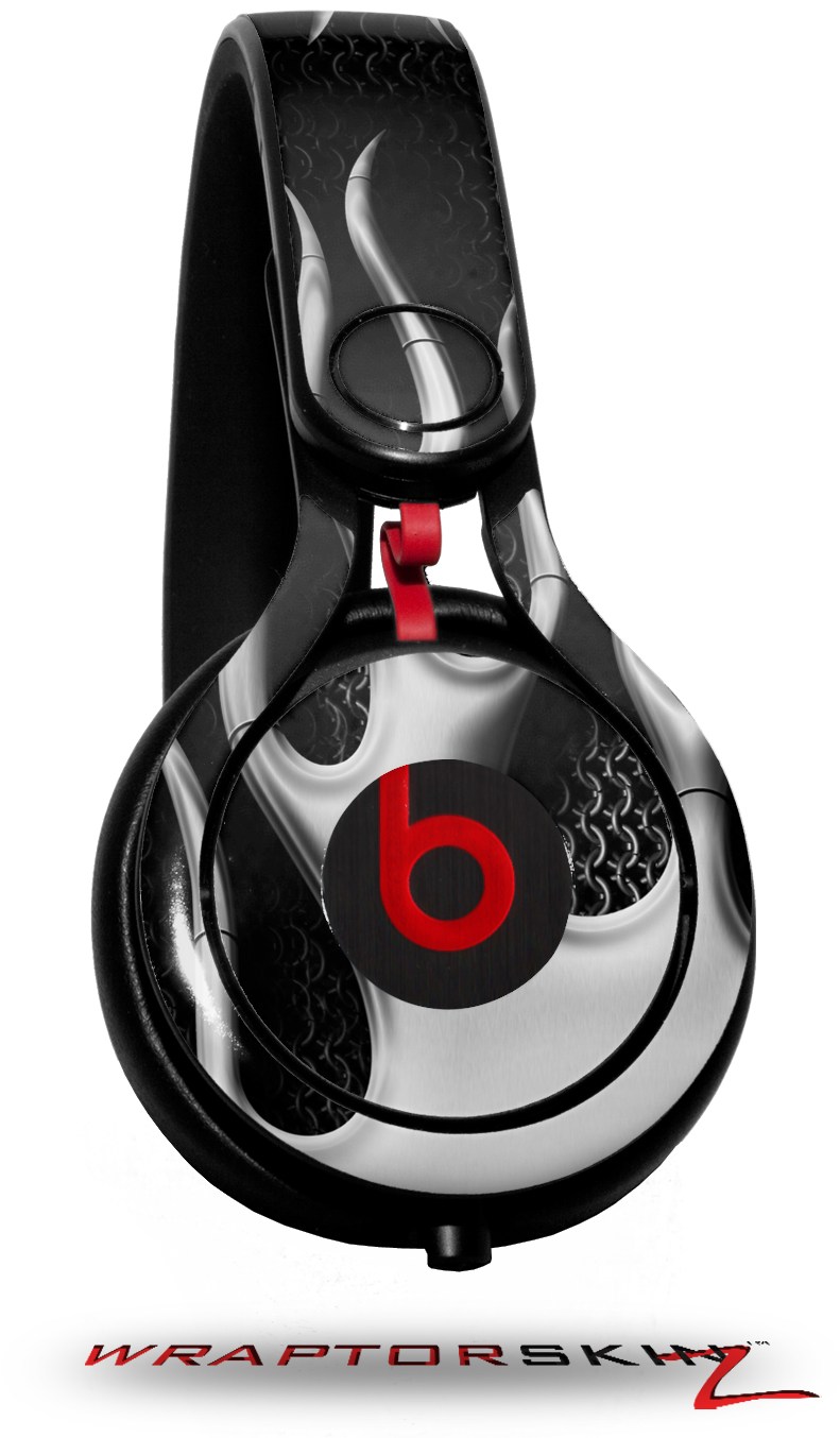 Beats Mixr Skins for Beats by Dr. Dre Metal Flames Chrome