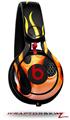 Skin Decal Wrap works with Beats Mixr Headphones Metal Flames Skin Only (HEADPHONES NOT INCLUDED)