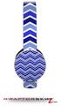 Zig Zag Blues Decal Style Skin (fits Sol Republic Tracks Headphones - HEADPHONES NOT INCLUDED) 
