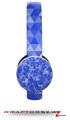 Triangle Mosaic Blue Decal Style Skin (fits Sol Republic Tracks Headphones - HEADPHONES NOT INCLUDED) 