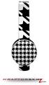 Houndstooth Black and White Decal Style Skin (fits Sol Republic Tracks Headphones - HEADPHONES NOT INCLUDED) 