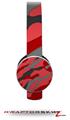 Camouflage Red Decal Style Skin (fits Sol Republic Tracks Headphones - HEADPHONES NOT INCLUDED) 