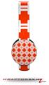Boxed Red Decal Style Skin (fits Sol Republic Tracks Headphones - HEADPHONES NOT INCLUDED) 