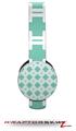 Boxed Seafoam Green Decal Style Skin (fits Sol Republic Tracks Headphones - HEADPHONES NOT INCLUDED) 
