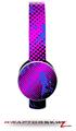 Halftone Splatter Blue Hot Pink Decal Style Skin (fits Sol Republic Tracks Headphones - HEADPHONES NOT INCLUDED) 