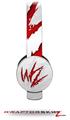 WraptorSkinz WZ on White Decal Style Skin (fits Sol Republic Tracks Headphones - HEADPHONES NOT INCLUDED) 