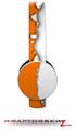Ripped Colors Orange White Decal Style Skin (fits Sol Republic Tracks Headphones - HEADPHONES NOT INCLUDED) 