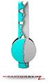 Ripped Colors Neon Teal Gray Decal Style Skin (fits Sol Republic Tracks Headphones - HEADPHONES NOT INCLUDED) 