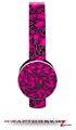 Scattered Skulls Hot Pink Decal Style Skin (fits Sol Republic Tracks Headphones - HEADPHONES NOT INCLUDED) 