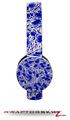 Scattered Skulls Royal Blue Decal Style Skin (fits Sol Republic Tracks Headphones - HEADPHONES NOT INCLUDED) 