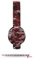 HEX Mesh Camo 01 Red Decal Style Skin (fits Sol Republic Tracks Headphones - HEADPHONES NOT INCLUDED) 