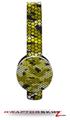 HEX Mesh Camo 01 Yellow Decal Style Skin (fits Sol Republic Tracks Headphones - HEADPHONES NOT INCLUDED) 