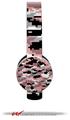 WraptorCamo Digital Camo Pink Decal Style Skin (fits Sol Republic Tracks Headphones - HEADPHONES NOT INCLUDED) 