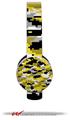 WraptorCamo Digital Camo Yellow Decal Style Skin (fits Sol Republic Tracks Headphones - HEADPHONES NOT INCLUDED) 