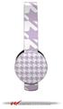 Houndstooth Lavender Decal Style Skin (fits Sol Republic Tracks Headphones - HEADPHONES NOT INCLUDED)