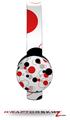 Lots of Dots Red on White Decal Style Skin (fits Sol Republic Tracks Headphones - HEADPHONES NOT INCLUDED) 