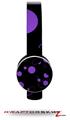 Lots of Dots Purple on Black Decal Style Skin (fits Sol Republic Tracks Headphones - HEADPHONES NOT INCLUDED) 