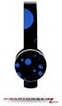 Lots of Dots Blue on Black Decal Style Skin (fits Sol Republic Tracks Headphones - HEADPHONES NOT INCLUDED) 