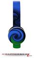 Alecias Swirl 01 Blue Decal Style Skin (fits Sol Republic Tracks Headphones - HEADPHONES NOT INCLUDED) 