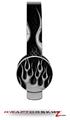 Metal Flames Chrome Decal Style Skin (fits Sol Republic Tracks Headphones - HEADPHONES NOT INCLUDED) 